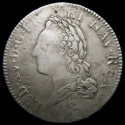 Ecu à la vieille tête Louis XV Paris 1774