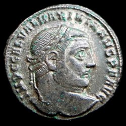 Follis de Galère Maximien auguste pour Serdica