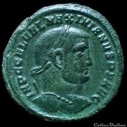 Follis de Galère Maximien auguste pour Héraclée