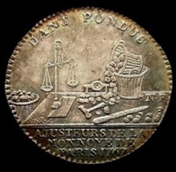 Jeton de la Monnaie de Paris 1767