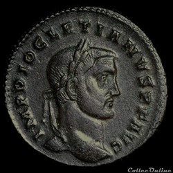 Follis de Dioclétien incus (certainement de Trèves)