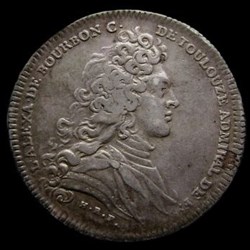 Jeton d'argent de Louis Alexandre de Bourbon 1732
