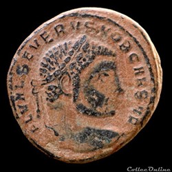 Follis de Sévère II césar pour Serdica