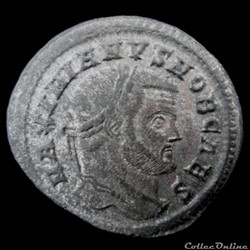 Follis de Galère Maximien césar pour Rome