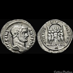 Argenteus de Maximien Hercule pour Rome