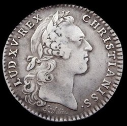 Jeton d'argent Louis XV extraordinaire des guerres 1758