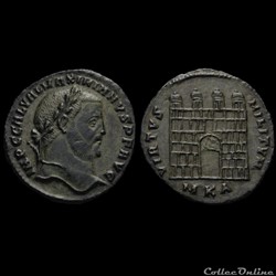 Follis de Galère Maximien auguste pour Cysique