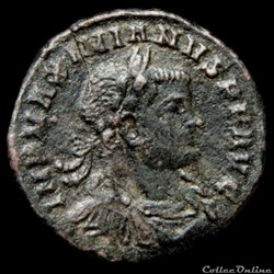 Denier de Maximien Hercule pour Rome , inédit
