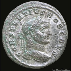 Follis de Constance Chlore césar  pour Ticinium