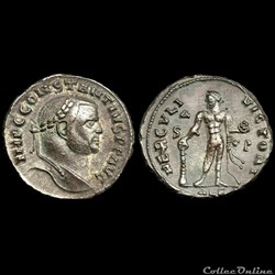 Follis  de Constance Chlore auguste pour Alexandrie