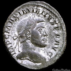 Follis de Maximien Hercule pour Boulogne sur mer fauté