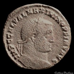 Follis de Maximin II Daïa auguste pour Héraclée