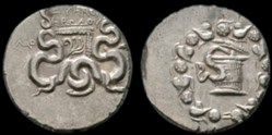 Cistophore de Laodicée de Phrygie vers 58/56 av JC