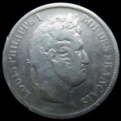 5 francs argent Louis Philippe Rouen 1831