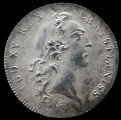 Jeton d'argent Louis XV Procureur au Chatelet 1766