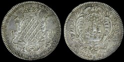 Jeton d'argent du prévôt des marchands de Paris 1738