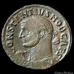Follis de Constance Chlore césar pour Lyon