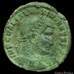 Follis de Galère Maximien auguste pour Heraclée