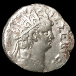 Néron tétradrachme d'Alexandrie , 65-66 23,31 mm., 10,88g