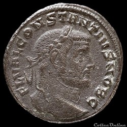 Follis de Constance Chlore césar pour Siscia
