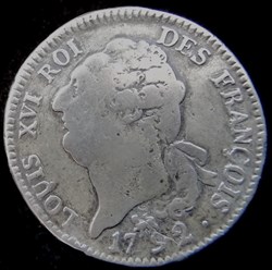 Écu constitutionnel de 6 livres Louis XVI