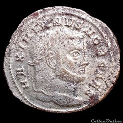 Follis de Galère Maximien césar pour Rome
