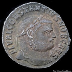 Follis de Constance Chlore césar pour Antioche