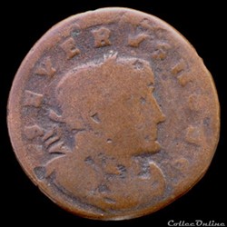 Follis de Sévère II césar pour Lyon