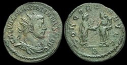 Aurelianus de Galère Maximien  césar pour Lyon
