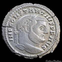 Follis de Constance Chlore auguste pour Carthage