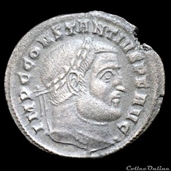 Follis de Constance Chlore auguste pour Ticinium