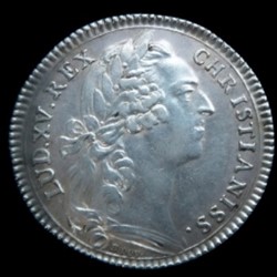 Jeton d' argent de Louis XV Extraordinaire des guerres 1767