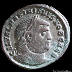 Follis de Galère Maximien césar pour Héraclée
