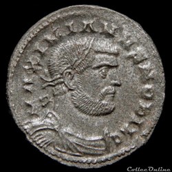 Follis de Galère Maximien césar pour Londres