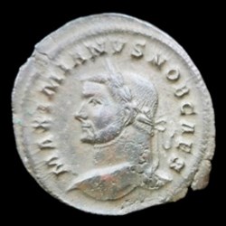 Follis de Galère Maximien césar pour Trèves