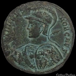 Follis de Maximin II Daïa césar pour Antioche.