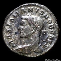 Follis de Galère Maximien césar pour Trèves
