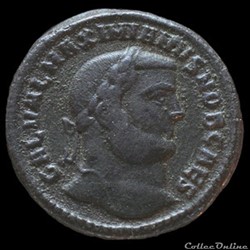 Follis de Galère Maximien césar pour Antioche