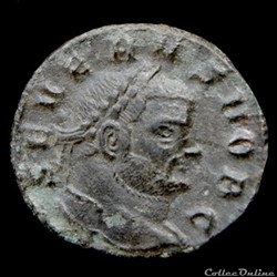 Quart de follis de Severus II pour Siscia