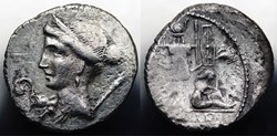 Crawford 468/2 CAESAR (C.Iulius Caesar), Denar