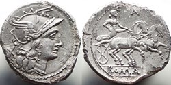 Crawford 136/1, AV or AN, Denar, 194-190, Rom