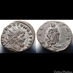 Antoninian Aureolus for Postumus RIC V.4 #461(C1)