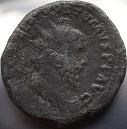 Postumus Double Sestertius HERC PACIFERO, RIC V.4 #-unedited-