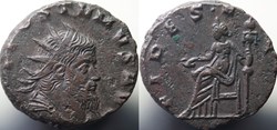 Antoninian Aureolus for Postumus, RIC V.4 #444(C2)