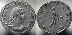 Valerianus Antoninian Goebl 886 hyb, Euze 1459, Bourdel 215 (R3)