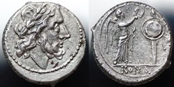 Crawford 44/1, Anonym, Victoriatus, after 211 BC, Rome