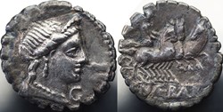 Crawford 382/1, C.NAE BALB (C.Naevius Balbus), Denar *FOR SALE/A VENDRE € 50,00*