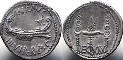 Crawford 544/35 ANT.AVG.IIIVIR R.P.C (M. Antonius)