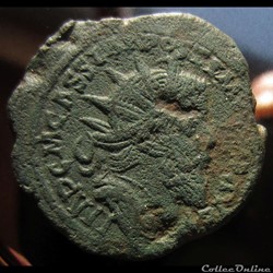 Postumus Double Sestertius HERC PACIFERO, RIC V.4 #-unedited-