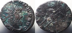Antoninian Aureolus for Postumus Elmer 614